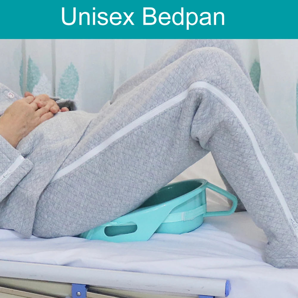 Portable Bed Toilet Bedpan with Cover