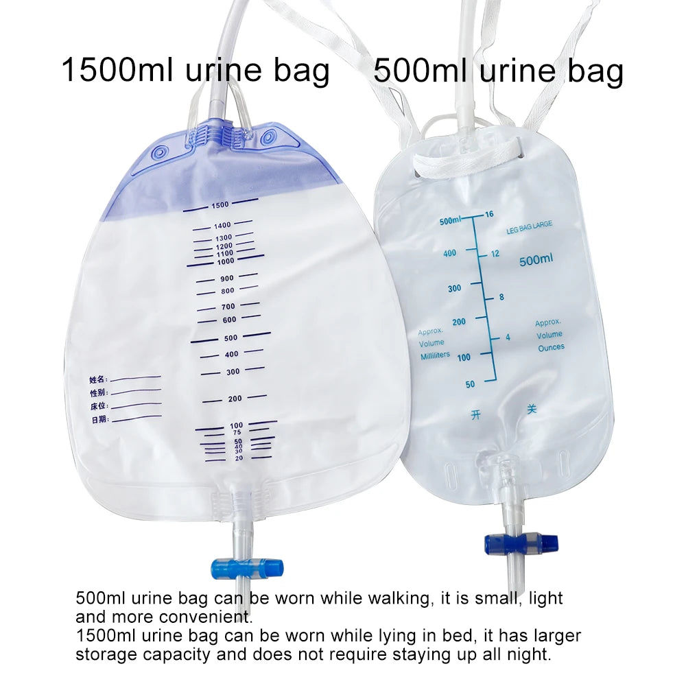 Peeeasy Men’s Reusable Urinal Underwear System with Drainage Bag