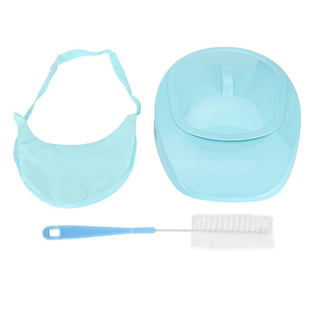 Portable Bed Toilet Bedpan with Cover