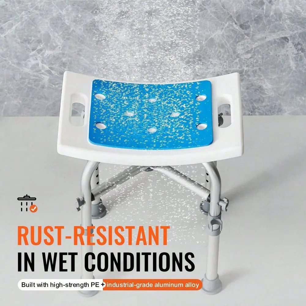 Adjustable Height Stool With Crossbar Support